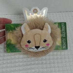 Lifestyle Products Plush Lion Beauty Routine Headband